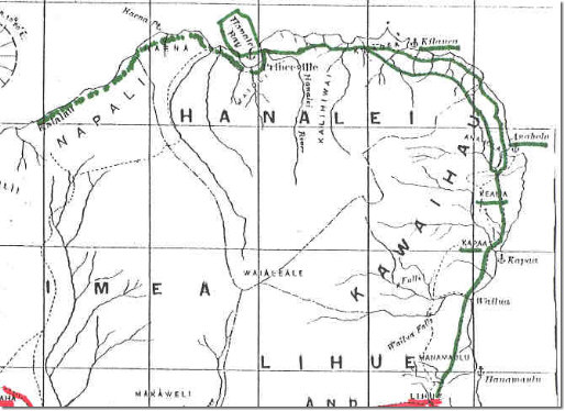 Kauai mail routes - Hanalei - 1