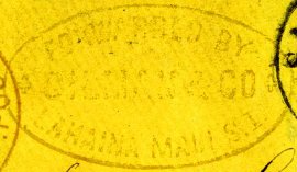 G. D. Gilman & Co. oval Lahaina 59 - Dec 6 - Golden