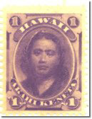 1¢ Princess Victoria Kamamalu, mauve