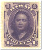 1¢ Princess Victoria Kamamalu, violet