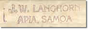 Langhorn, Samoa