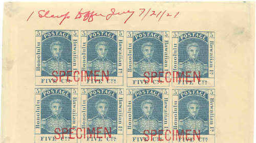 Reproductions of 1889 blue block