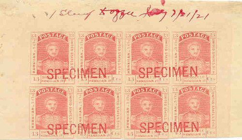 Reproductions of 1889 red block